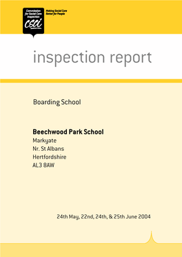 Beechwood Park School Boarding School