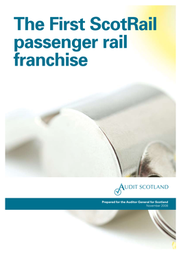 The First Scotrail Passenger Rail Franchise