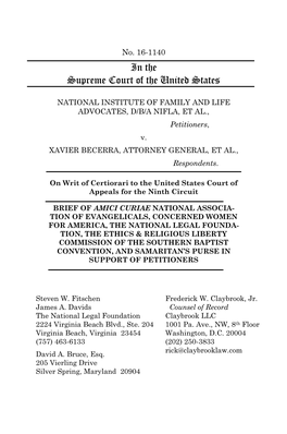 Amicus Brief in Support of Petitioners