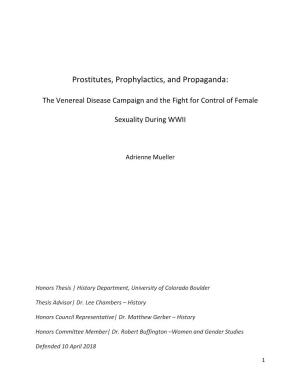 Prostitutes, Prophylactics, and Propaganda