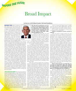 Broad Impact