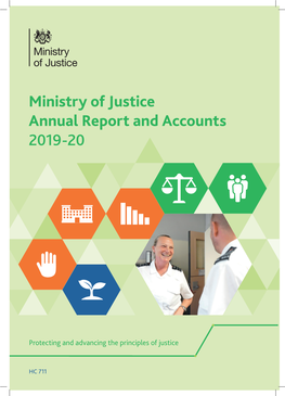 Ministry of Justice Annual Report and Accounts 2019 to 2020