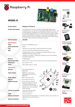 Model B 775-7731