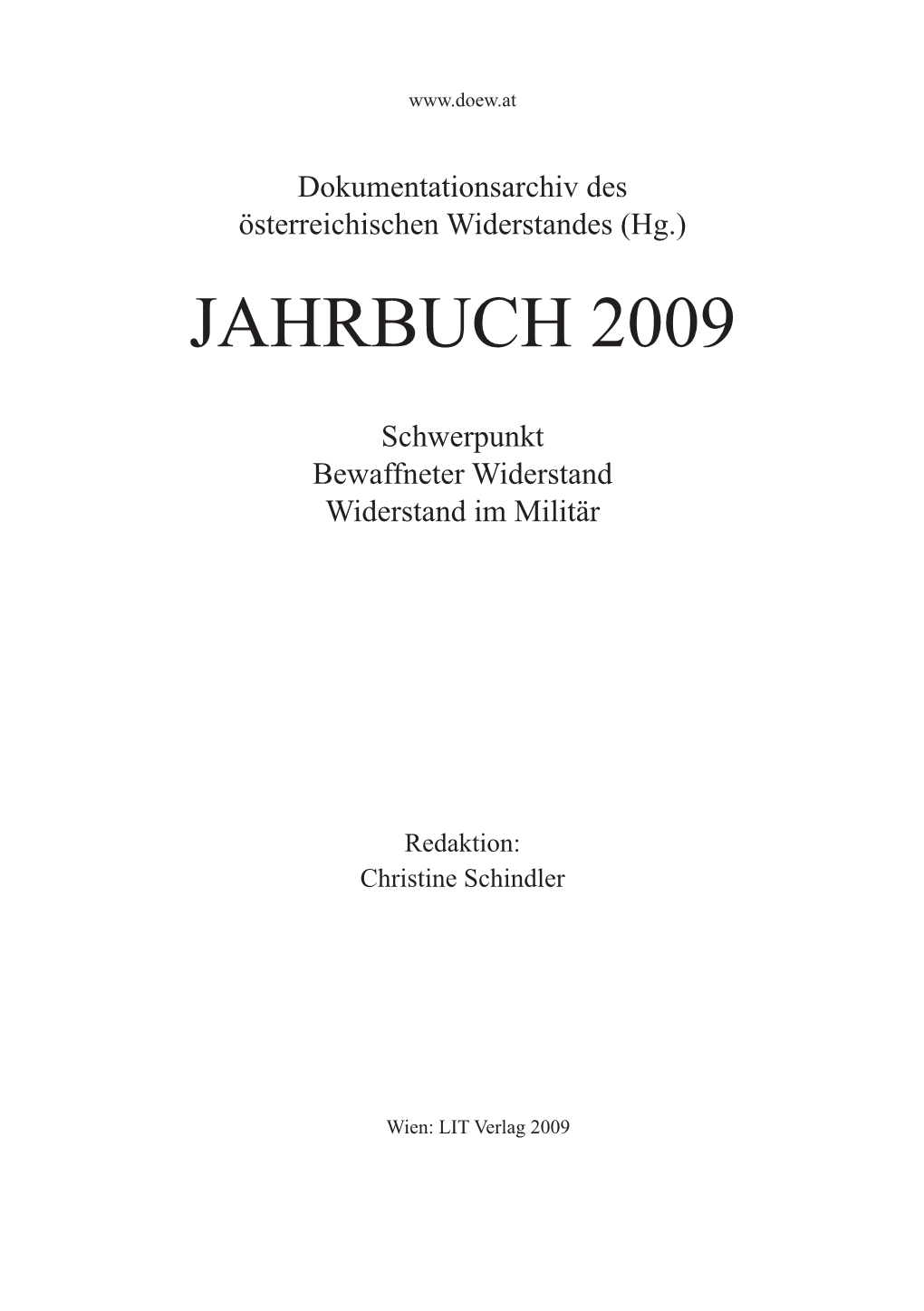 Jahrbuch 2009