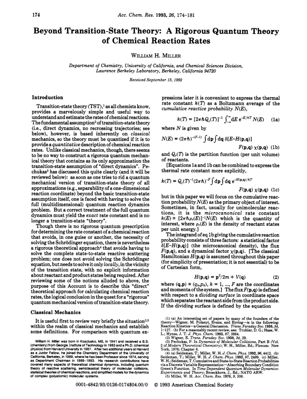 Beyond Transition-State Theory: a Rigorous Quantum Theory of Chemical Reaction Rates