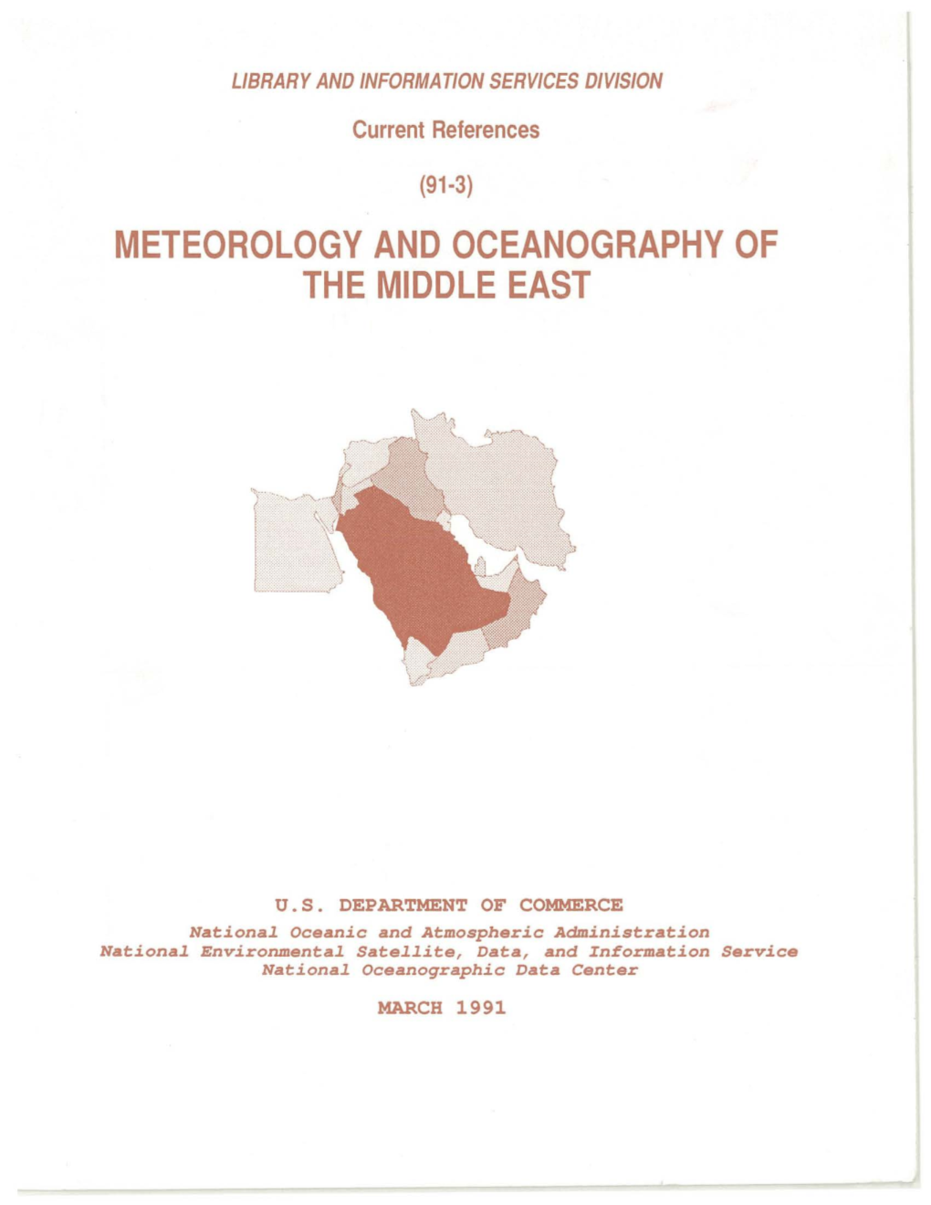 Meteorology and Oceanography of the Middle East