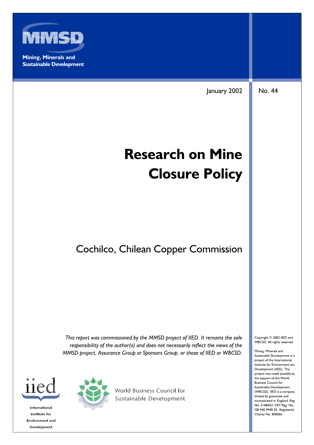 Research on Mine Closure Policy