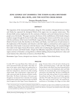 Alaska Boundary Survey, Bill Rupe, and the Scottie