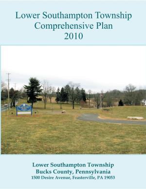 Lower Southampton Township Comprehensive Plan 2010