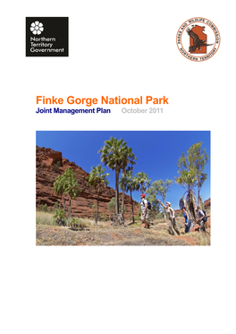 Finke Gorge National Park Joint Management Plan October 2011