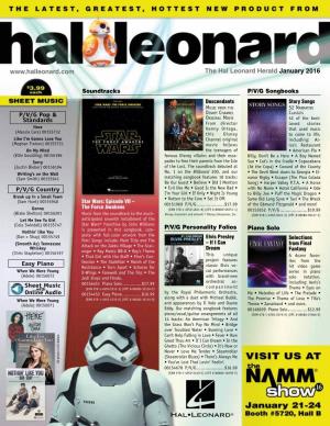 The Hal Leonard Herald January 2016