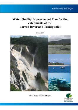 Water Quality Improvement Plan for the Catchments of the Barron River and Trinity Inlet