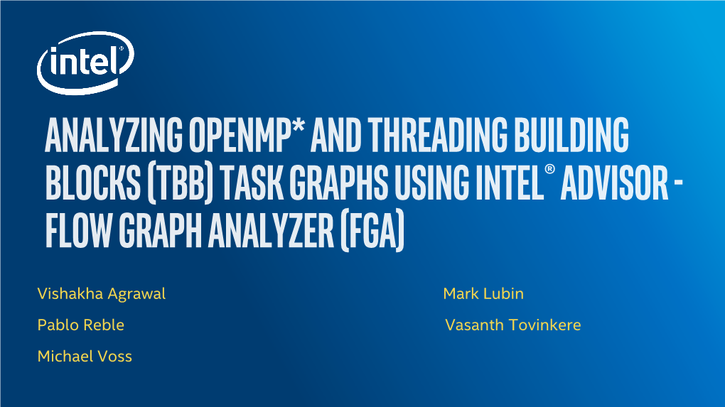 Openmp Instrumentation In