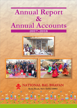 Annual Report 2017-18 by Education, I Mean All Round Drawing of the Best in Child and Man in Body, Mind and Spirit