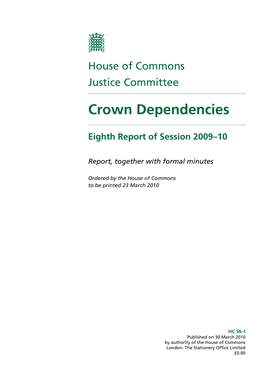 Crown Dependencies