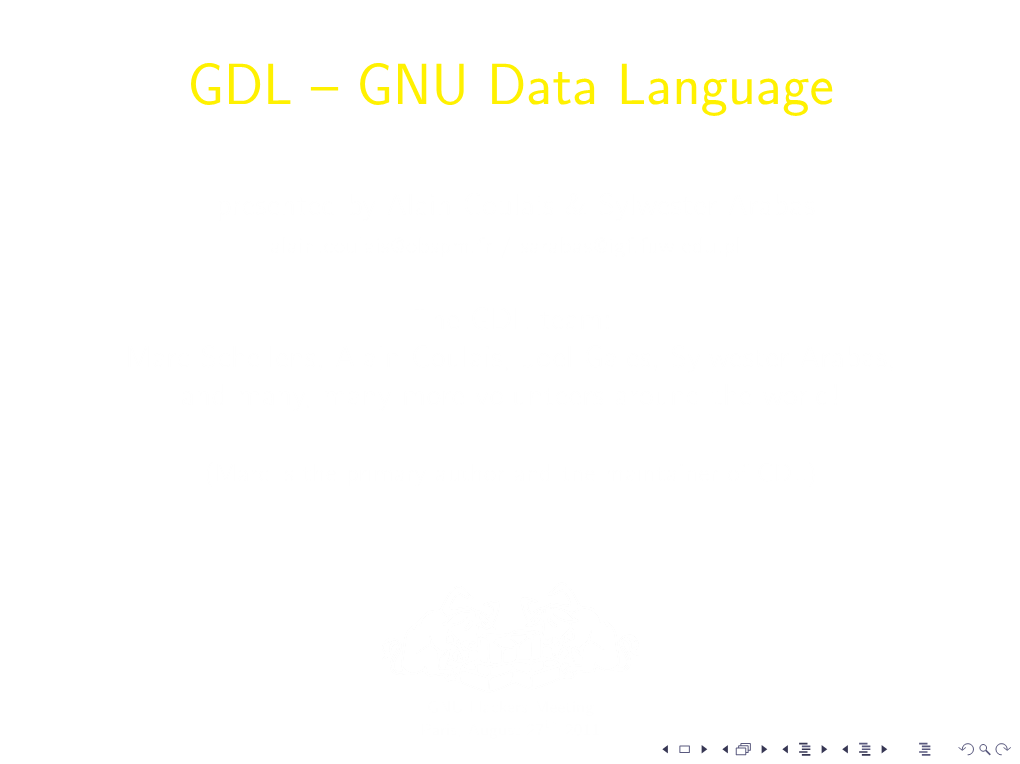 @Let@Token GDL – GNU Data Language