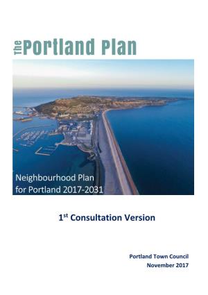 Portland Neighbourhood Plan: 1St Consultation Version Nov 2017