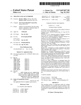 United States Patent (10) Patent No.: US 9.447,027 B2 Milan Et Al