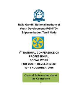 National Conference on Professional Social Work for Youth Development