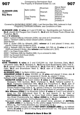 Consigned by Derrinstown Stud the Property of Shadwell Estate