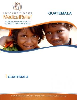 Guatemala Briefing Packet