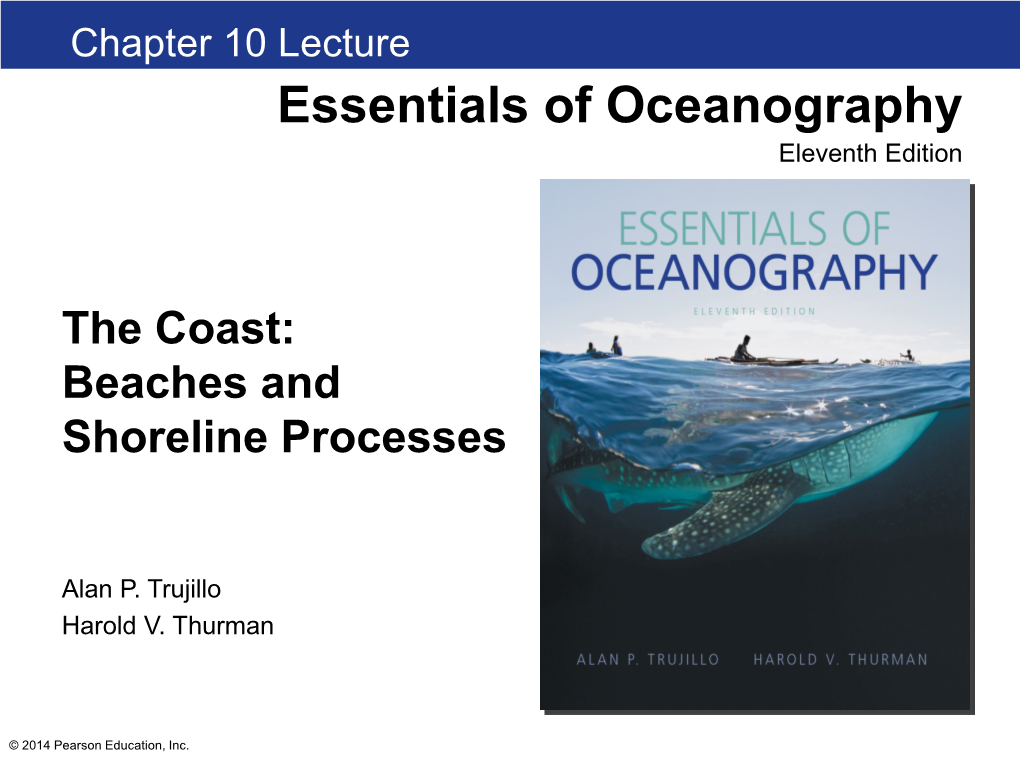 CH 10 Beaches and Shoreline Processes