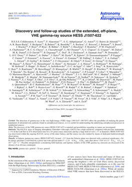 Discovery and Follow-Up Studies of the Extended, Off-Plane, VHE Gamma-Ray Source HESS J1507-622