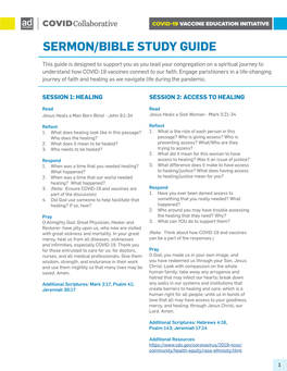 Sermon/Bible Study Guide