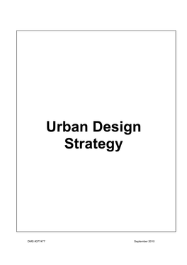 Urban Design Strategy