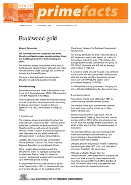 Braidwood Gold