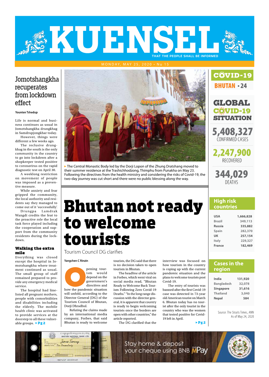 Bhutan Not Ready to Welcome Tourists