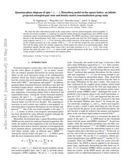 Arxiv:1802.00874V3 [Cond-Mat.Str-El] 31 May 2018