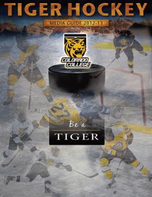 Tiger Hockey 2012-13 Media Guide