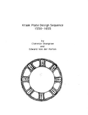 Kraak Plate Design Sequence 1550 to 1655