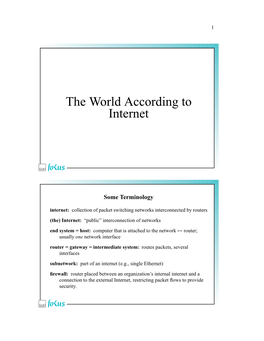 The World According to Internet