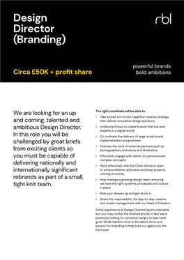 Design Director (Branding)