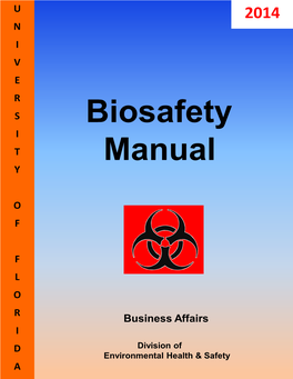 Biosafety Manual