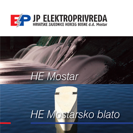 HE Mostarsko Blato HE Mostar