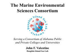 The Marine Environmental Sciences Consortium