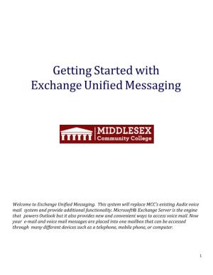 Getting Started with Exchange Unified Messaging