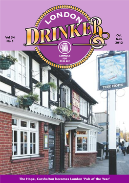 Pub of the Year’ EST 1721 23-25 NEW END • HAMPSTEAD VILLAGE • NW3 1JD