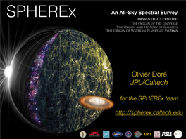 Olivier Doré JPL/Caltech