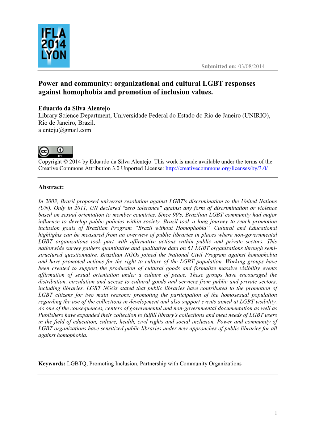 Organizational and Cultural LGBT Responses Against Homophobia and Promotion of Inclusion Values