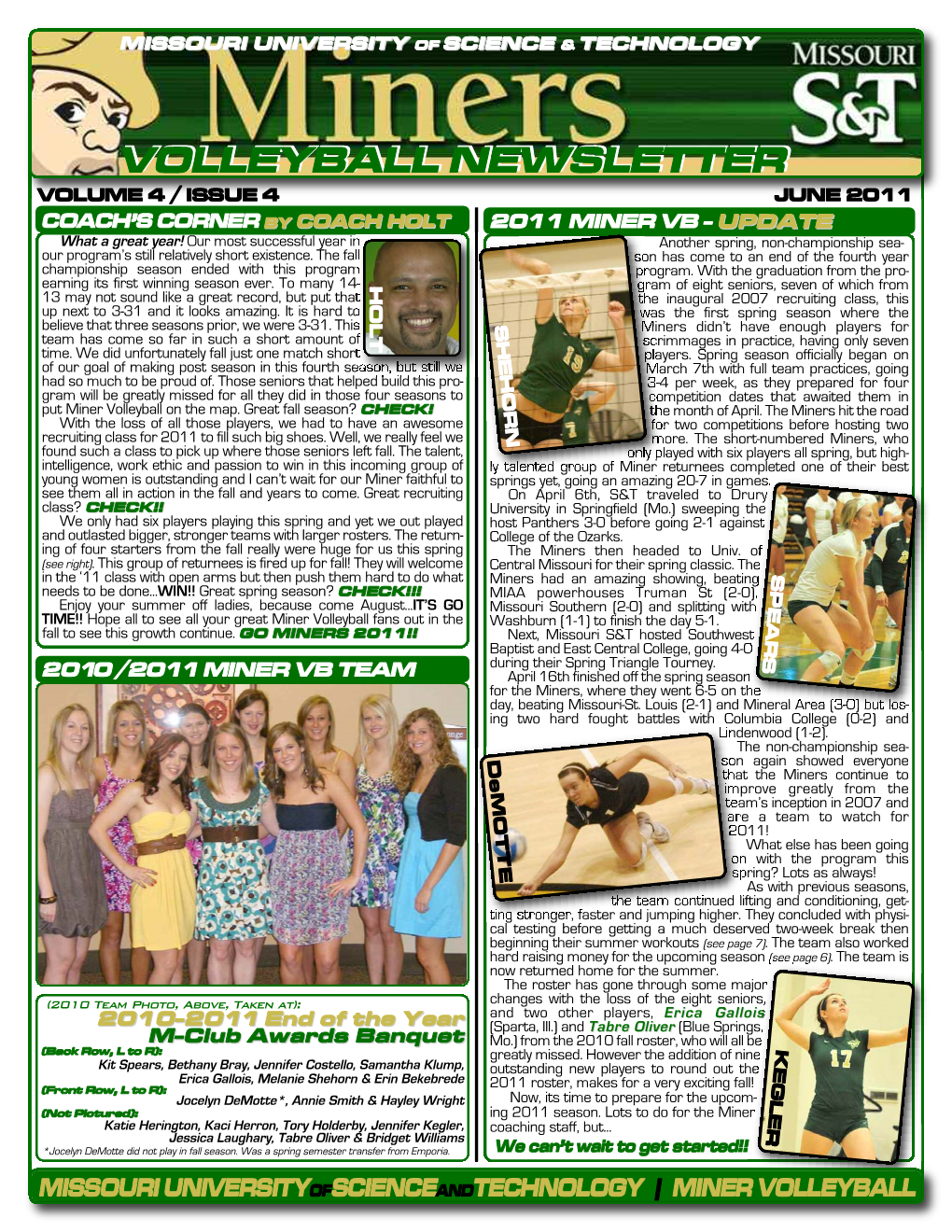 Volleyball Newsletter