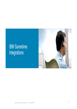 IBM Sametime Integrations