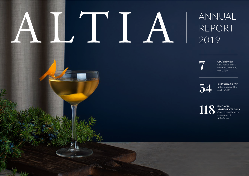 Altia Annual Report 2019