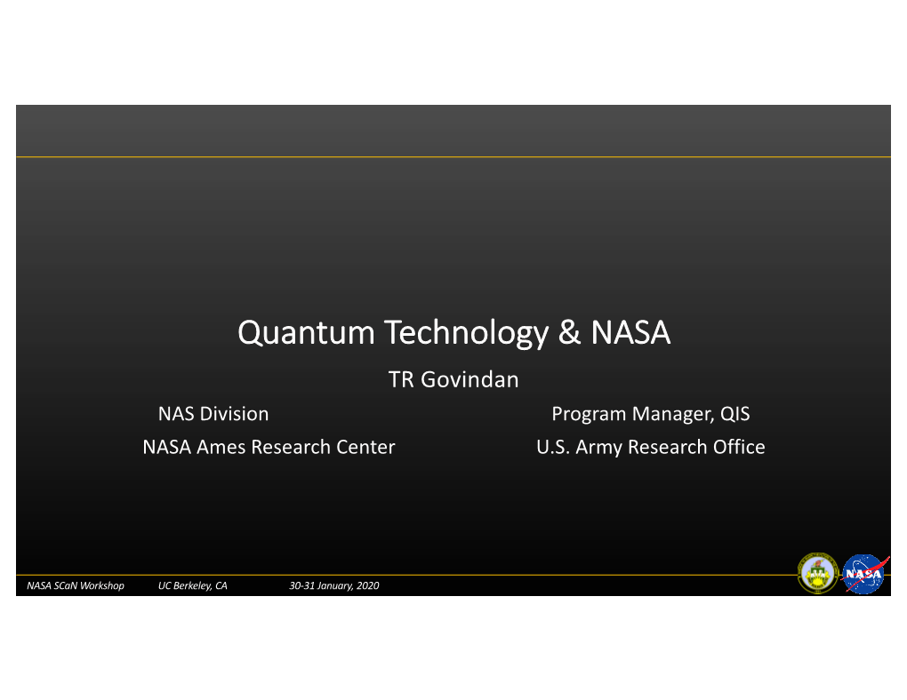 Quantum Technology and NASA.Pdf