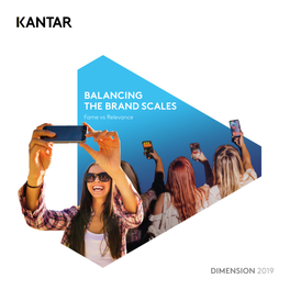 BALANCING the BRAND SCALES Fame Vs Relevance