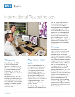 International Telepathology