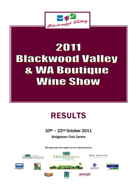 2005 Blackwood Valley West Australian Boutique Winemakers